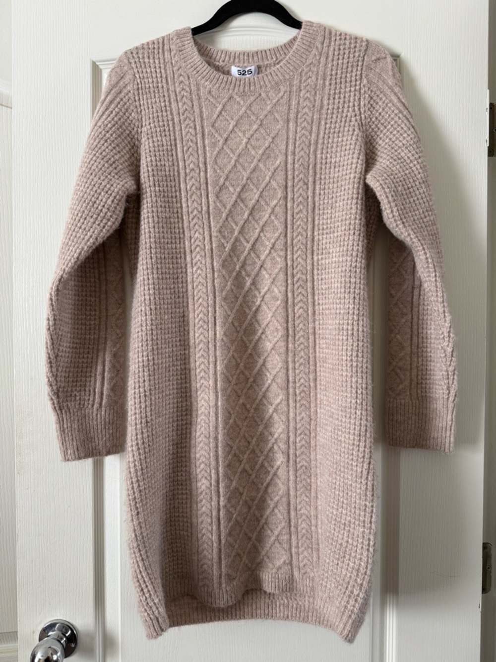 525 Cable Knit Sweater Dress